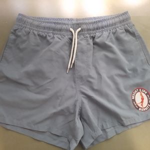 Asos Design Swim Shorts with Vintage Swim Logo Short Length